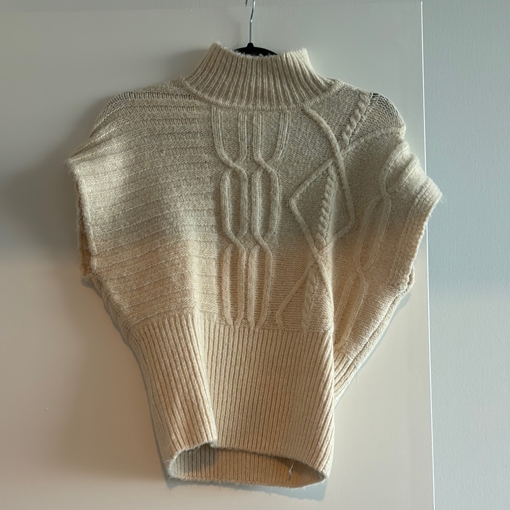 Cozy Beige Cable Knit Sweater
